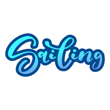 Yelken. El yazısı yazı