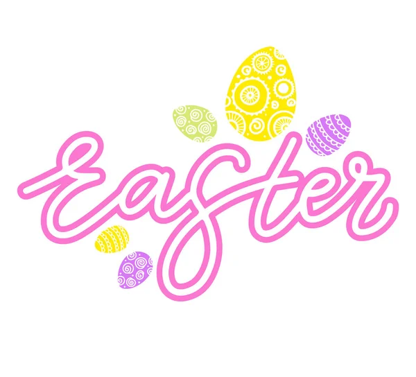 Letras de Pascua — Vector de stock