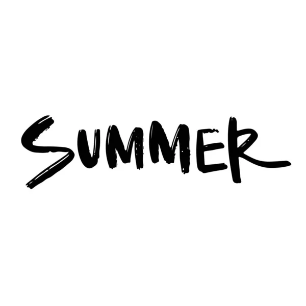 Zomer belettering — Stockvector