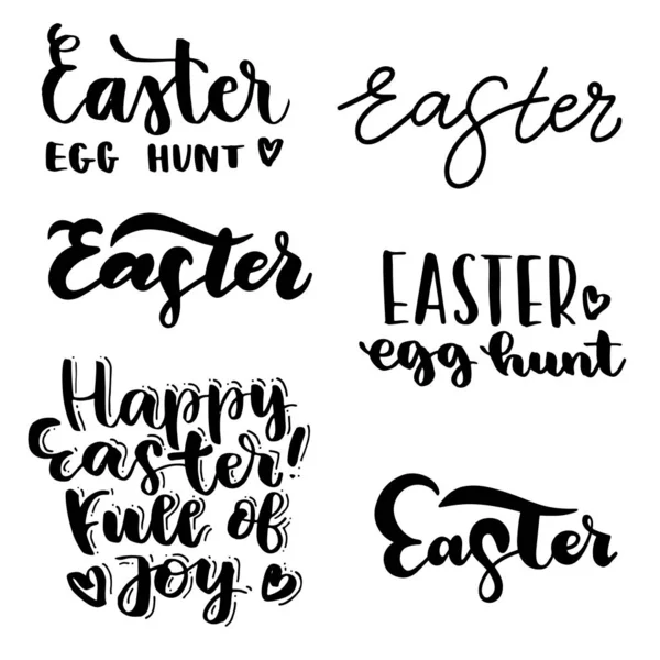 Letras de Pascua — Vector de stock