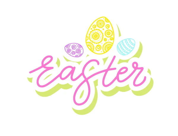 Letras de Pascua — Vector de stock