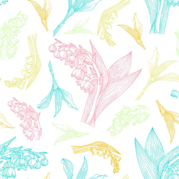 Vadinin Lily 'i. Botanik grafik deseni