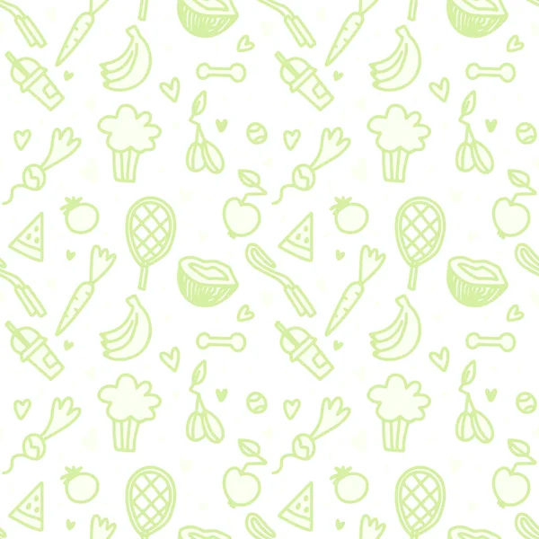 El çizilmiş yazı sağlıklı gıda.