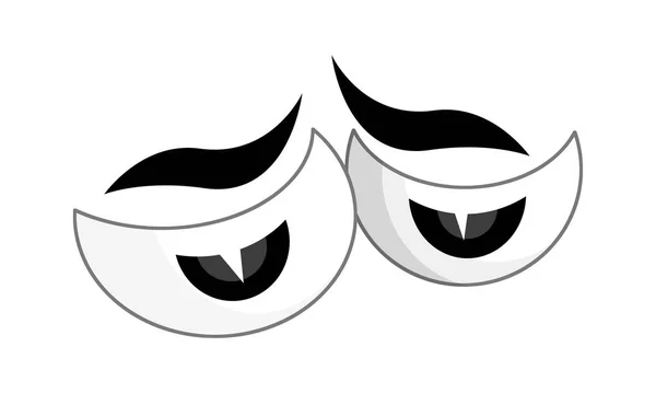 Cartoon Eyes Illustration Close — Stock Photo, Image