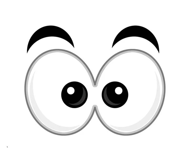 Cartoon Eyes Illustration Close — Stock Photo, Image