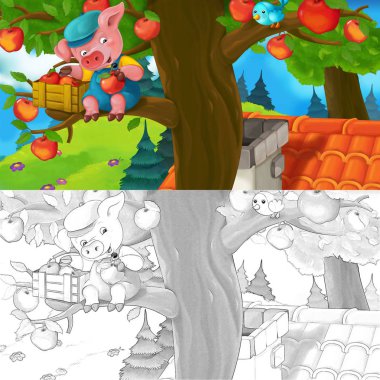 Komik üç domuz çizgi film