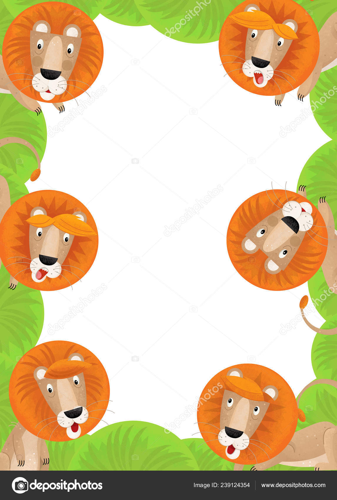 Cartoon Colorful Frame Wild Animal Lion Space Text Illustration Children Stock Photo Image By C Agaes8080 Cartoon Colorful Frame Wild Animal Lion Space Text Illustration Children Stock Photo Image By C Agaes8080
