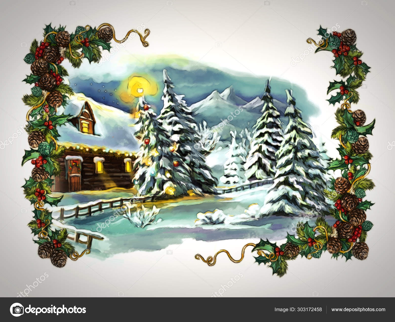 Paysage De Noel Images Libres De Droit Photos De Paysage De Noel Depositphotos Paysage De Noel Images Libres De Droit Photos De Paysage De Noel Depositphotos