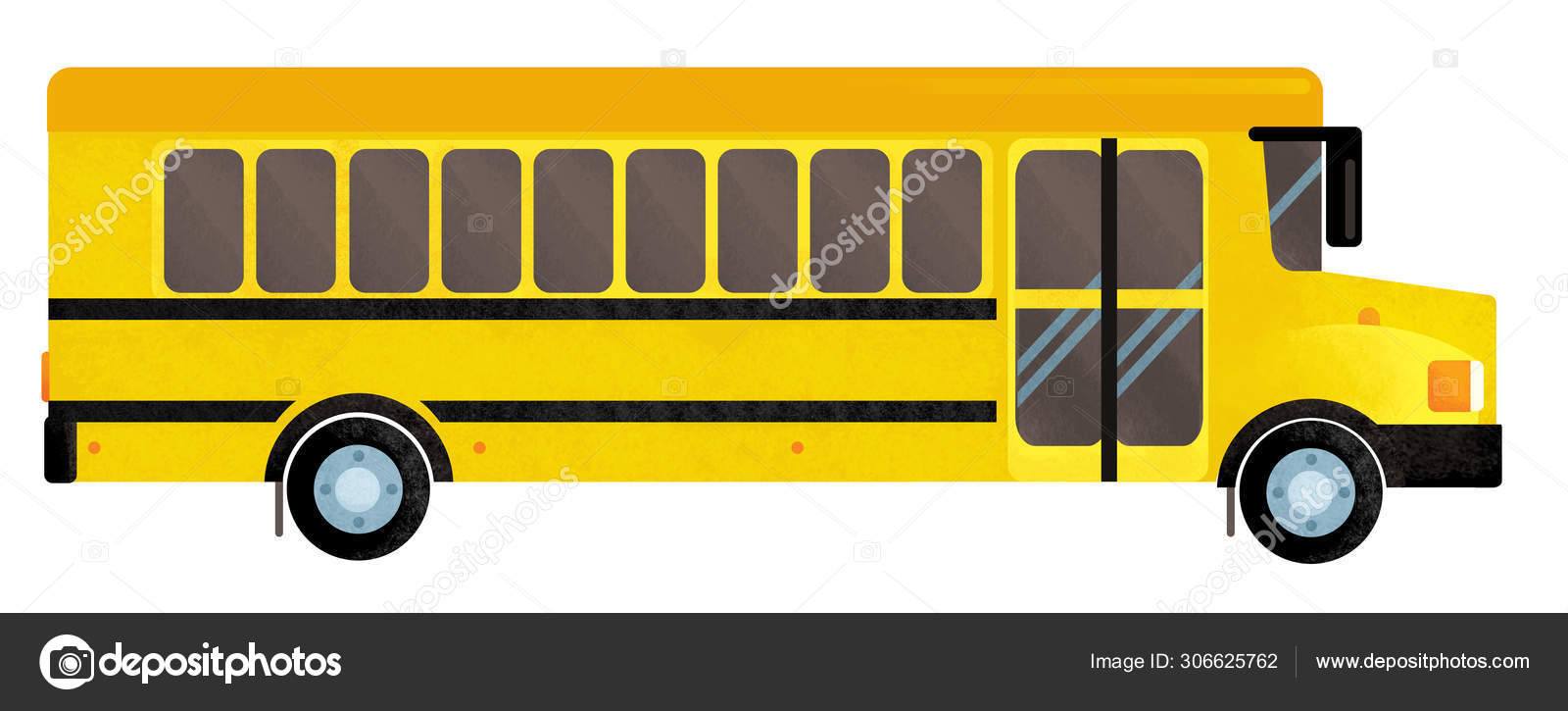 Funny Looking Cartoon Yellow School Bus On White Background Illustration For Children Stock Photo By C Agaes8080 Funny Looking Cartoon Yellow School Bus On White Background Illustration For Children Stock Photo By C Agaes8080