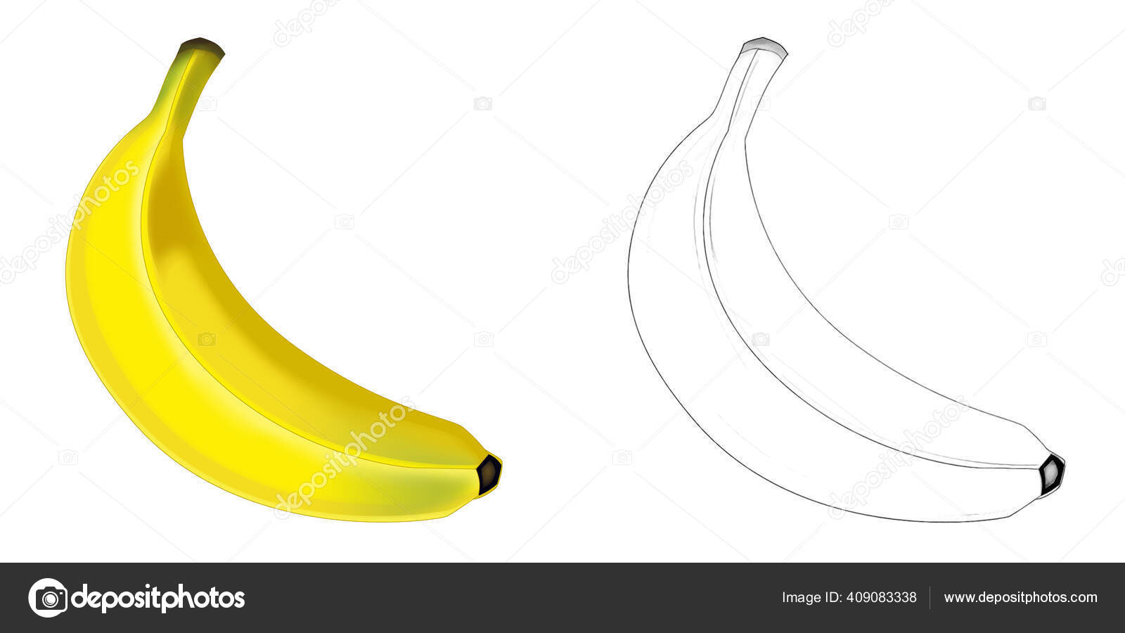 Desenho De Banana Fruta Isolada Página Para Colorir Crianças Ilustração  Vegetariano Vetor PNG , Desenho De Banana, Desenho De Frutas, Desenho De  Asa Imagem PNG e Vetor Para Download Gratuito