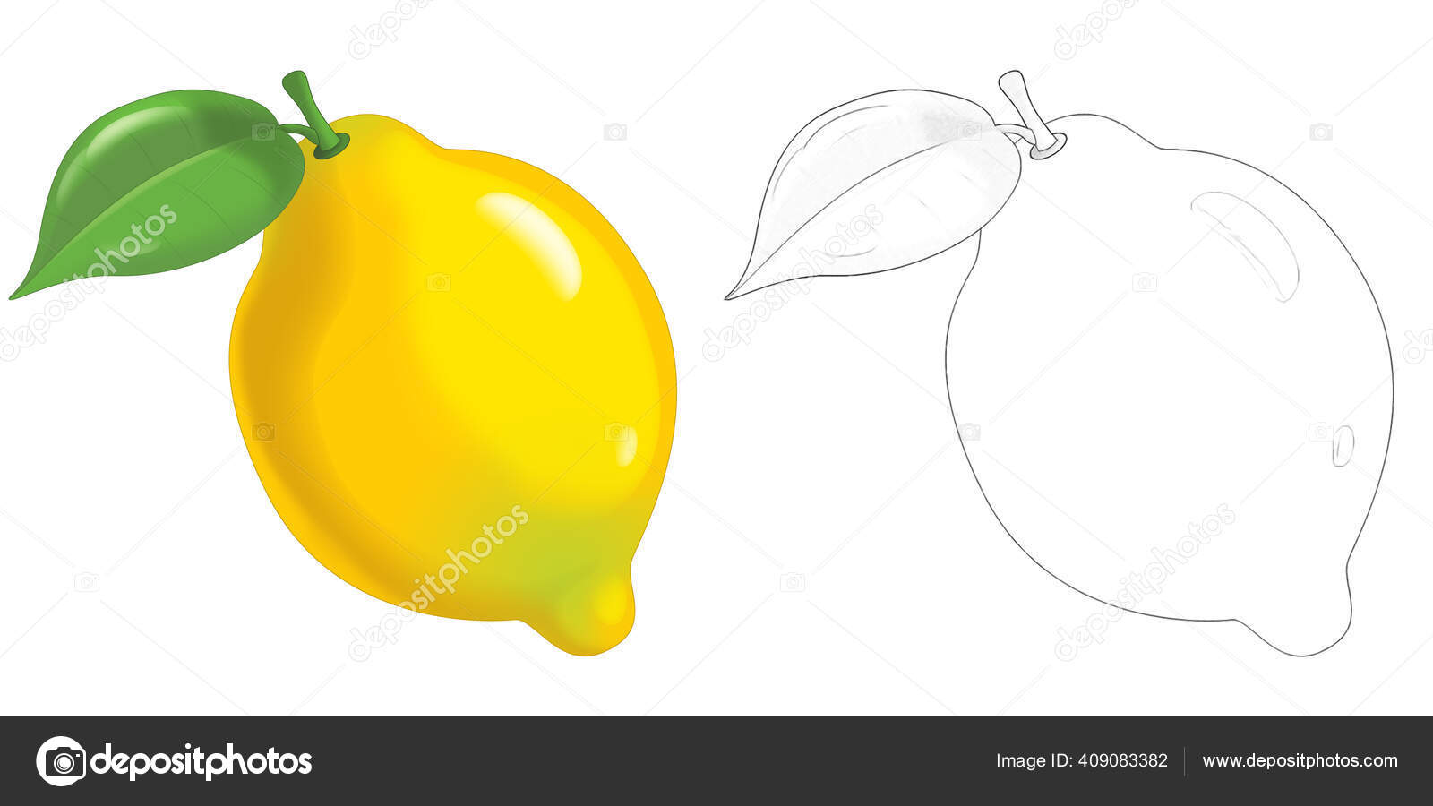 Cartoon Sketch Scene Fruit Lemon White Background Illustration Children Stock Photo by ©agaes8080 409083382 Cartoon Sketch Scene Fruit Lemon White Background Illustration Children Stock Photo by ©agaes8080 409083382