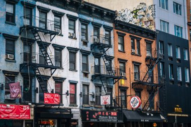 East Village, Manhattan, New York şehir caddede 3..