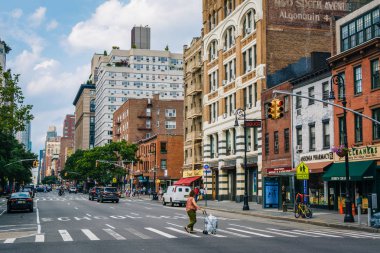 6 avenue Greenwich Village, Manhattan, New York City.
