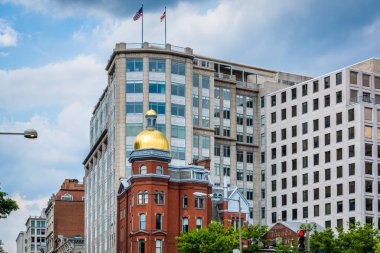 Washington, Dc Pennsylvania Avenue boyunca binalar.