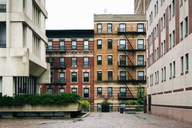 Manhattan, New York'ta Columbia Üniversitesi'nde binalar
