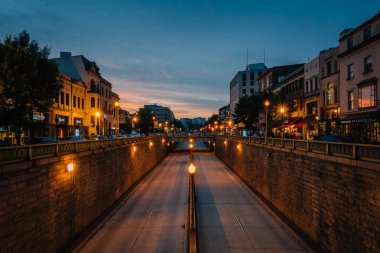 Connecticut Avenue, günbatımı, Dupont Circle, Washington, D