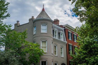 Georgetown, Washington, Dc evlerde satır.