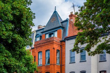 Georgetown, Washington, Dc evlerde satır.