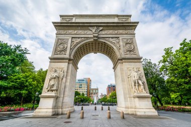 Arch, Washington Square Park, Greenwich Village, Manhattan, New York.