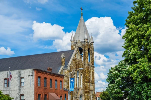 Una Chiesa Locust Point Baltimora Maryland — Foto Stock