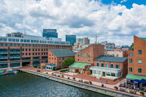 Una Vista Del Paseo Marítimo Fells Point Baltimore Maryland —  Fotos de Stock