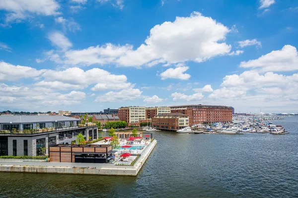 View Waterfront Fells Point Baltimore Maryland — Stock Photo, Image