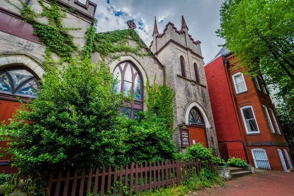 Una Iglesia Georgetown Washington —  Fotos de Stock