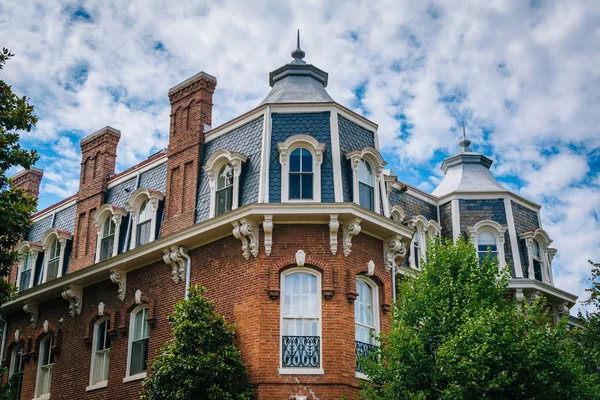 Detalles Arquitectónicos Una Casa Georgetown Washington —  Fotos de Stock