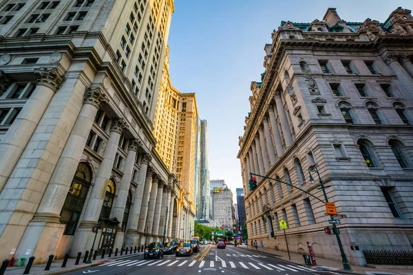 Centre Street City Hall Lower Manhattan New York City — Stock Photo, Image