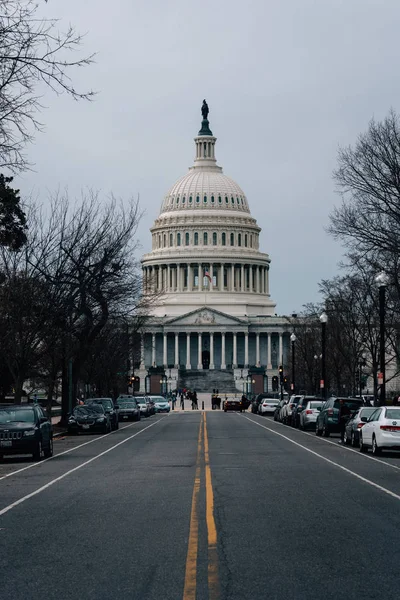 East Capitol Street Kapitol Spojených Států Amerických Washington — Stock fotografie