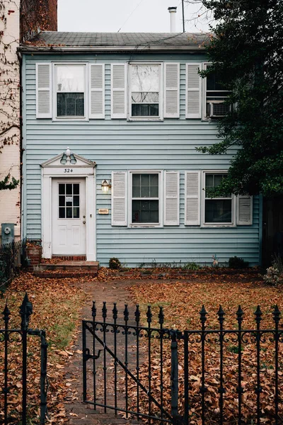 Portão Casa Capitol Hill Washington — Fotografia de Stock