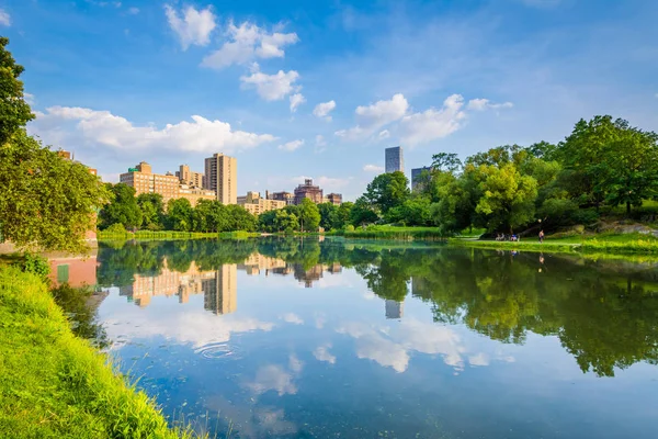 Harlem Meer Central Park Manhattan Nova Iorque — Fotografia de Stock