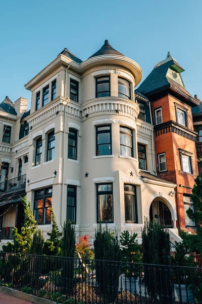 Casa Calle Cerca Dupont Circle Washington — Foto de Stock