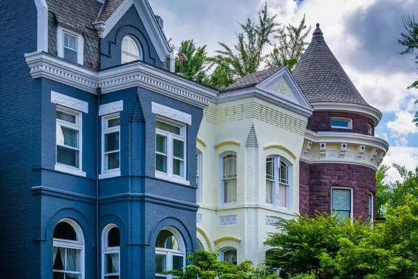 Maisons Rangée Dans Georgetown Washington — Photo