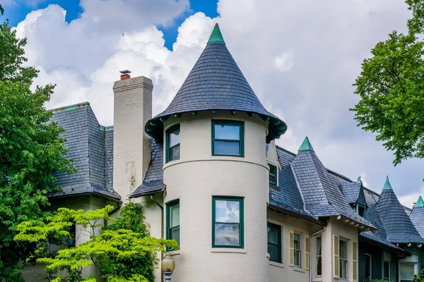 Casas Adosadas Georgetown Washington — Foto de Stock