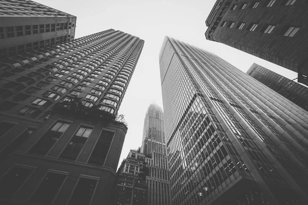 Felhőkarcolók a pénzügyi kerület Manhattan, New York váro — Stock Fotó