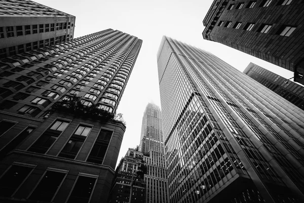 Des Gratte Ciel Dans Quartier Financier Manhattan New York — Photo