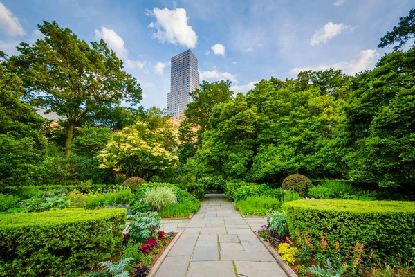 Vinterträdgården Trädgården Central Park Manhattan New York City — Stockfoto