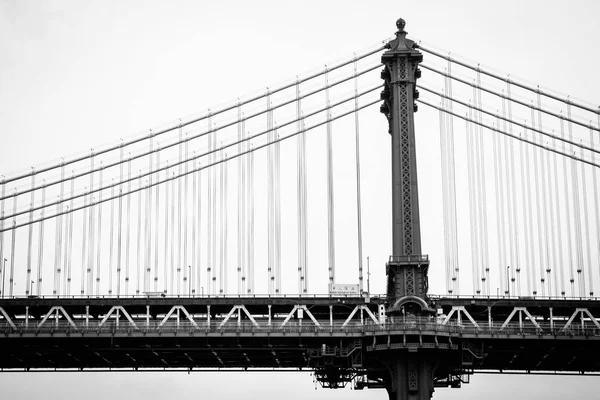 Puente Manhattan Visto Desde Dumbo Brooklyn Nueva York — Foto de Stock