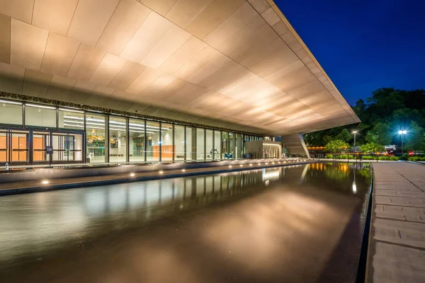 Museo Nacional Historia Cultura Afroamericana Por Noche Washington — Foto de Stock