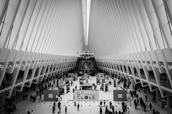 Oculus Всемирном Торговом Центре Манхэттене Нью Йорк — стоковое фото