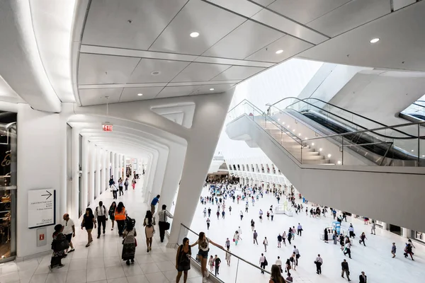 Oculus Světové Obchodní Centrum Dolním Manhattanu New York City — Stock fotografie