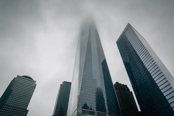 World Trade Center Dimma Nedre Manhattan New York — Stockfoto