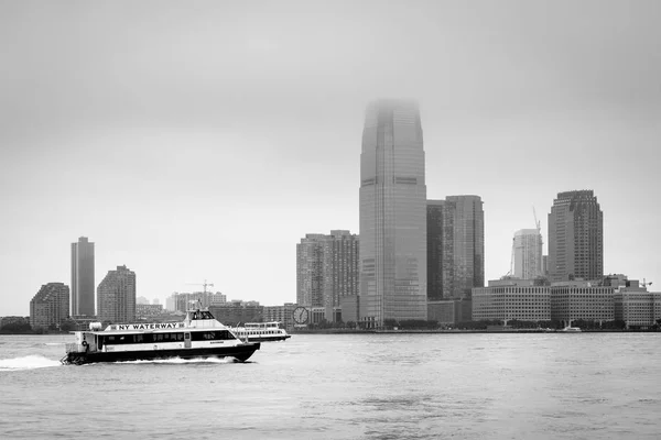 Vue Jersey City Depuis Battery Park Manhattan New York — Photo