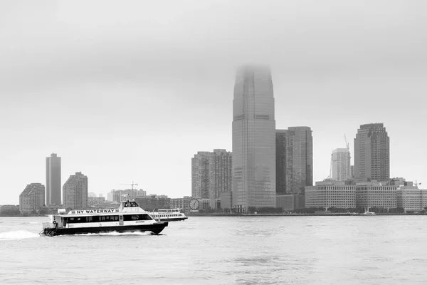 Vue Jersey City Depuis Battery Park Manhattan New York — Photo