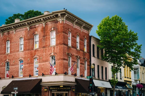 Wisconsin Avenue Georgetownu Washington — Stock fotografie