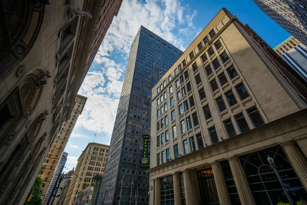 Byggnader Centrala Pittsburgh Pennsylvania — Stockfoto