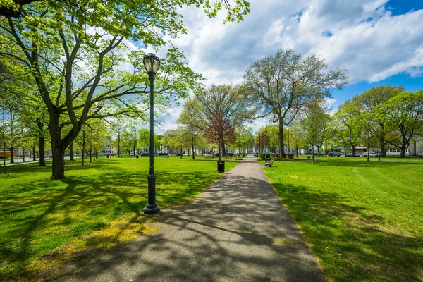 stock image Chatham Square Park, in New Haven, Connecticut