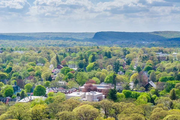 Uitzicht Vanaf Het Oosten Rock New Haven Connecticut — Stockfoto