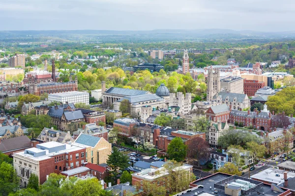 Weergave Van Yale Universiteit New Haven Connecticut — Stockfoto